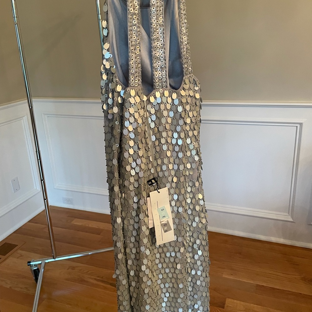 Sue Wong- Sexy silver party
